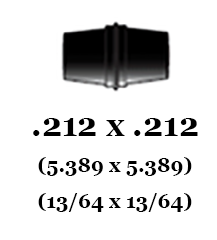 .212 x .212 barrel