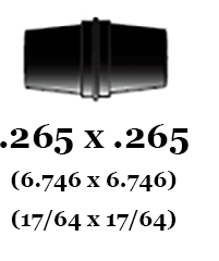 .265 x .265 barrel